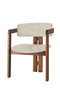 Hanah Home Sillón CO-015 Gris Claro y Nogal